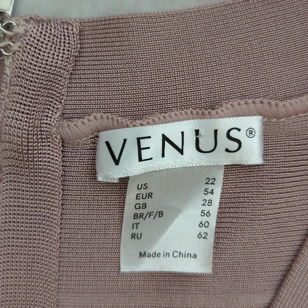 Venus Dress, bandage bodycon, Fringe Flapper, slimming, women's 22, NWT - Picture 10 of 12